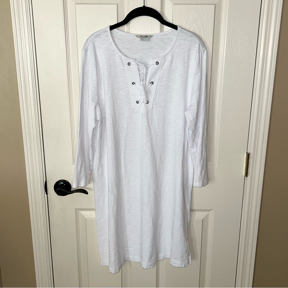 Boden White Tie Beach Coverup 🏖️